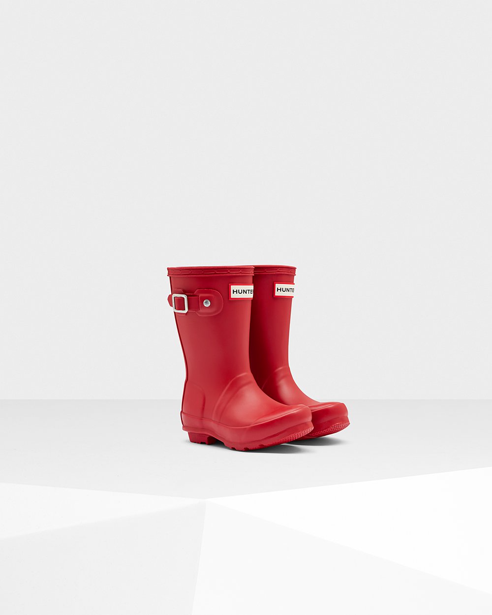 Kids Rain Boots - Hunter Original Little (83EKZYCVQ) - Red